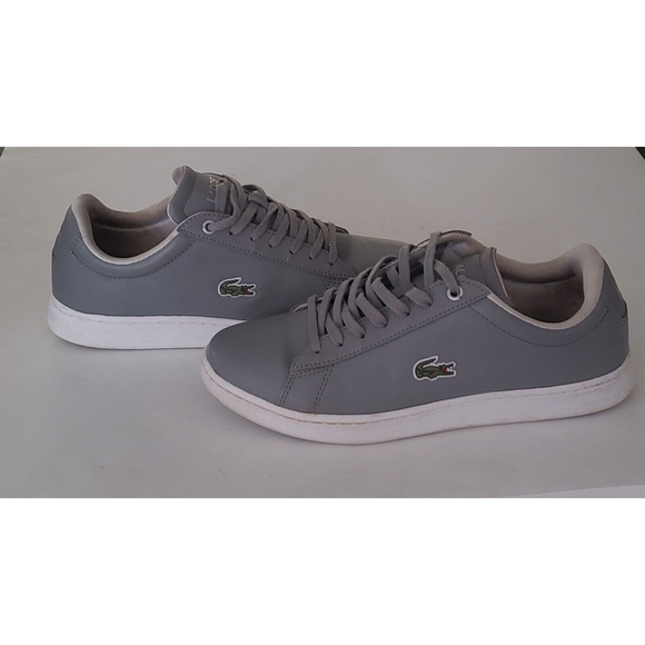 Lacoste Shoes Lacoste Mens Hydez 19 1 P Sma Leather Gray Sneaker
